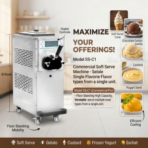 Mini Single Flavour Soft Serve Ice Cream Machine - Your Equipment Suppliers