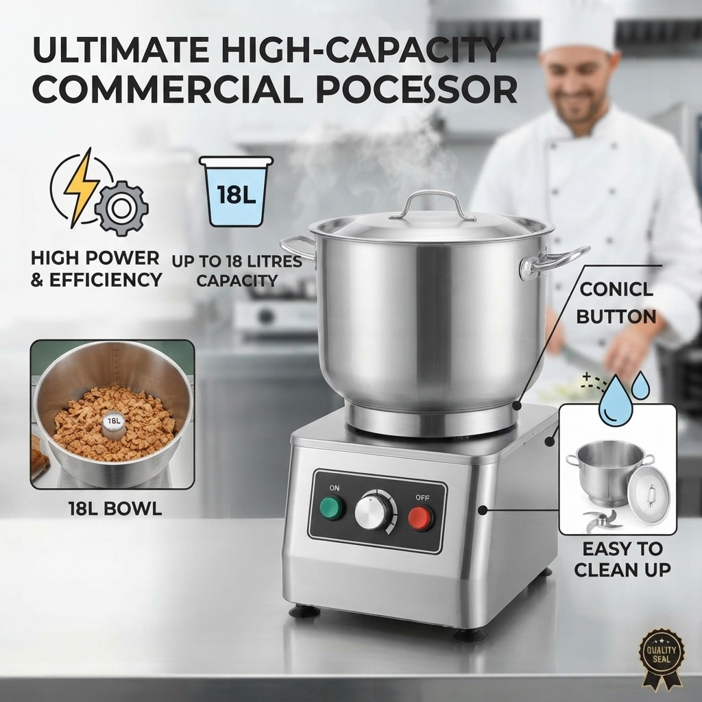 Commercial Stainless Steel Blender Processor - Your Equipment Suppliers
