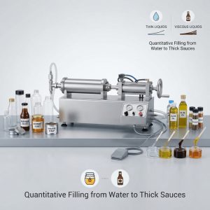 Semi Automatic Liquid Filling Machine Horizontal Single & Double Head Pneumatic Filling 100-1000ML - Your Equipment Suppliers