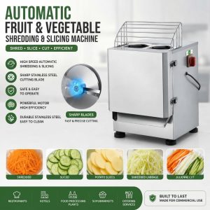 Automatic Fruit and Vegetable Shredding & Slicing Machine - Your Equipment Suppliers