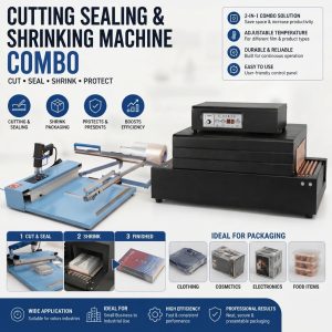 Cutting Sealing & Shrinking Machine Combo - Your Equipment Suppliers