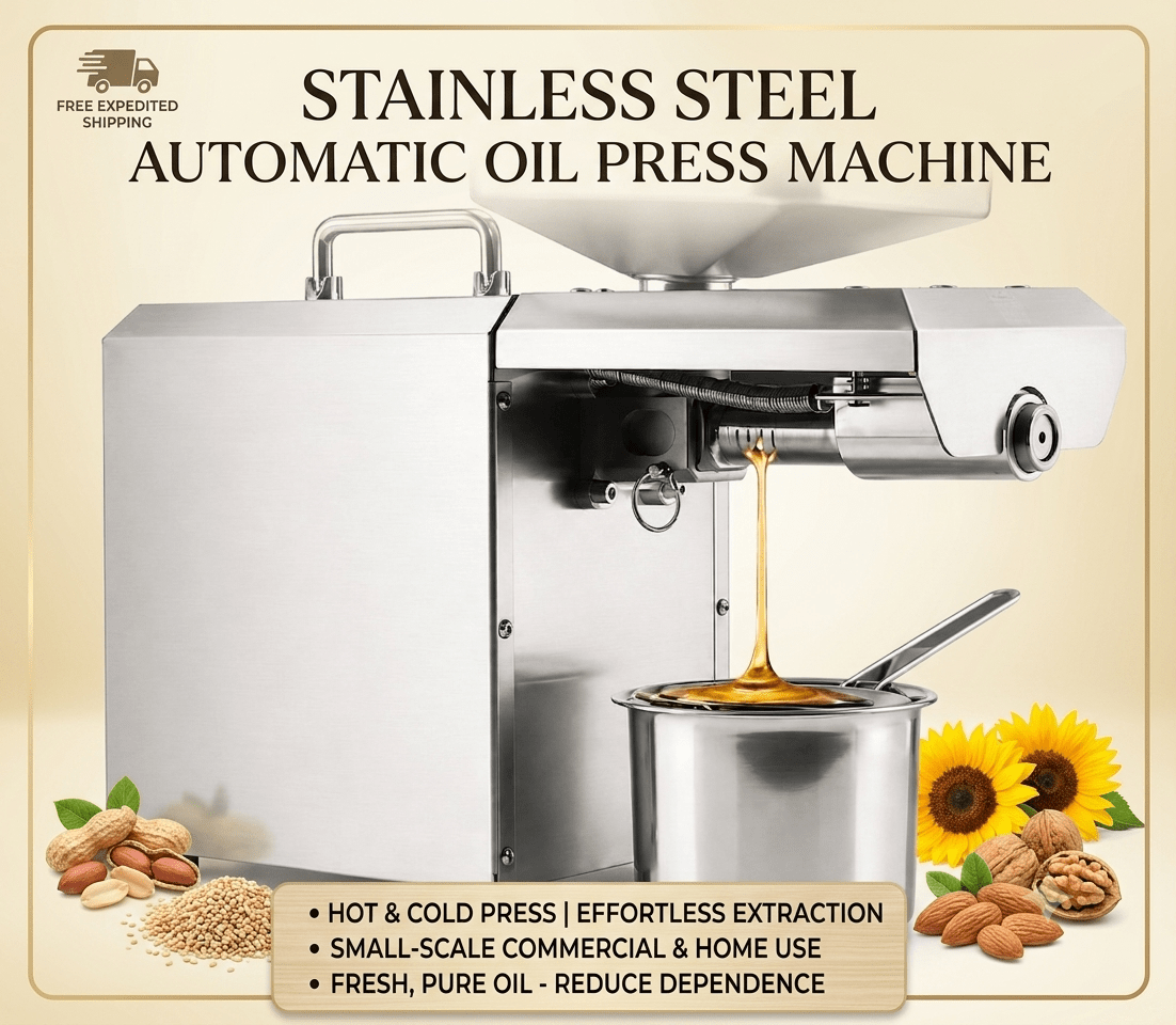 Stainless Steel Oil Press Machine Your Equipment Suppliers