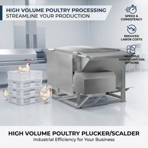 High Volume Poultry Plucker Scalder - Your Equipment Suppliers