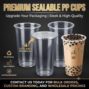 Sealable PP Cups- Your Equipment Suppliers