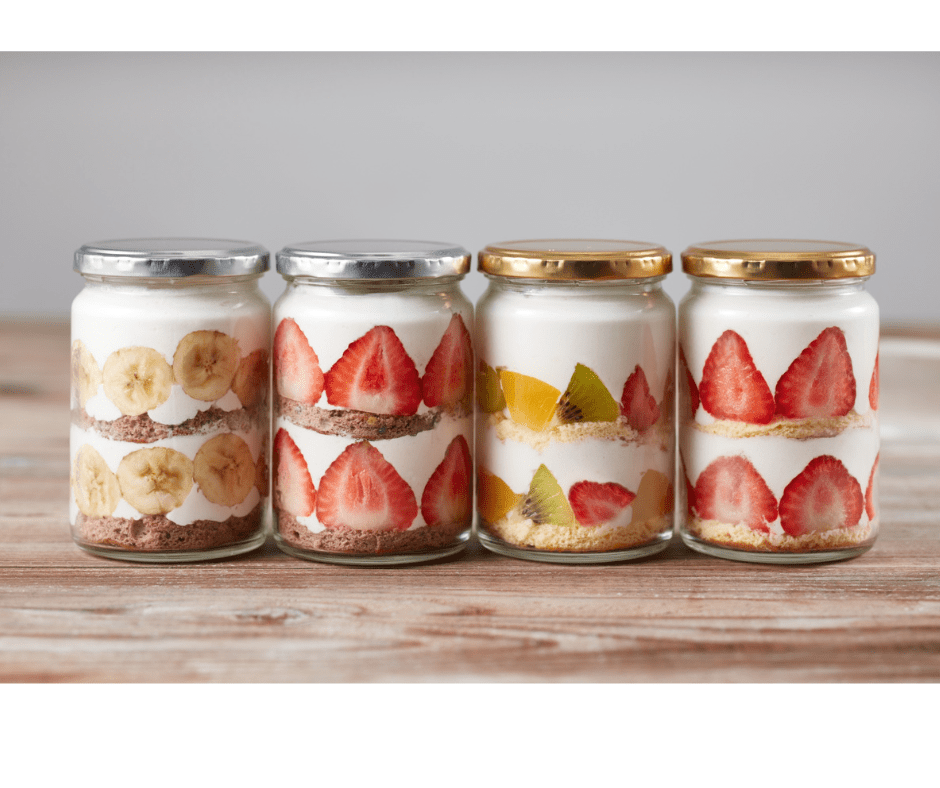 Round Glass Jars