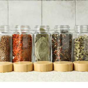 Glass Spice Jars
