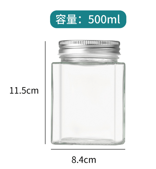 Hexagonal Glass Jars 1000/pcs - Image 4