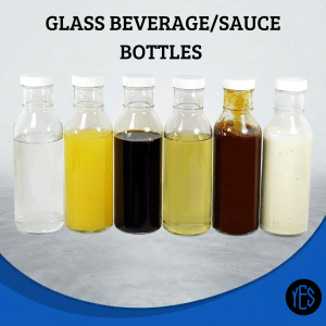 Glass Beverage_Sauce Bottles 250 ml 1000pcs - Your Equipment Suppliers