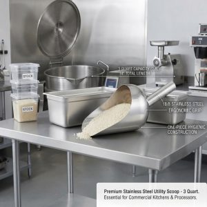 Quality Stainless Steel Utility Scoop - Your Equipment Suppliers