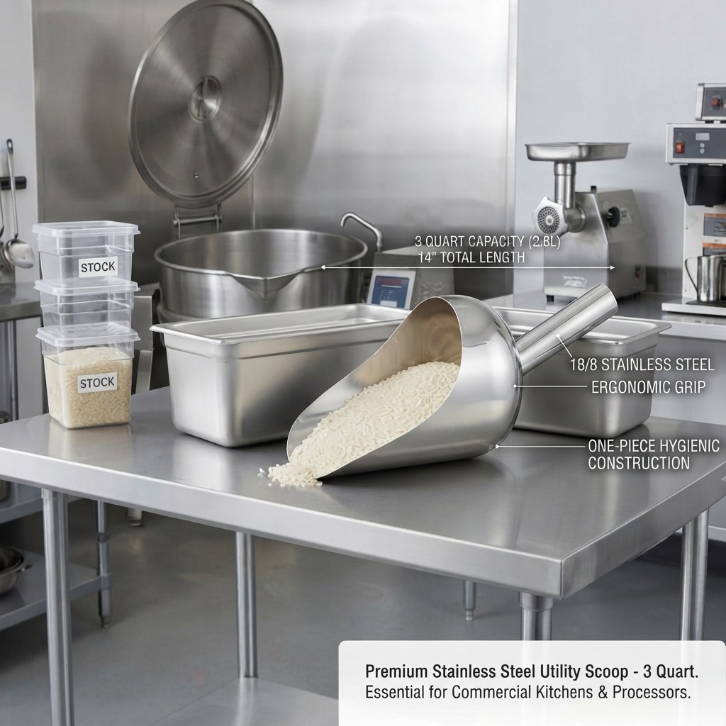Quality Stainless Steel Utility Scoop - Your Equipment Suppliers