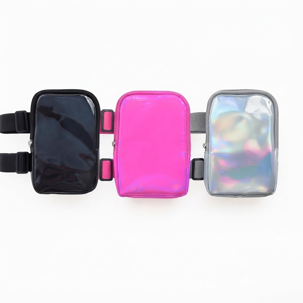 Adjustable Holographic Carnival Thigh Bag For Women 100 pieces - Your Equipment Suppliers