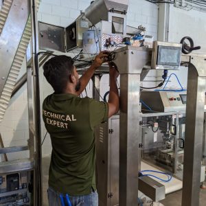 Tech Team Fixing Equipment