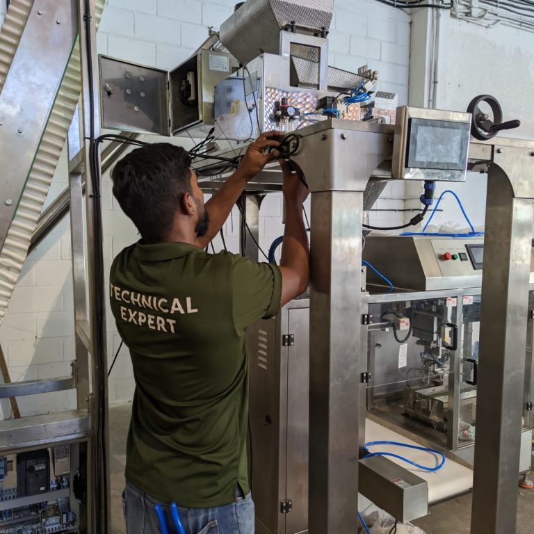 Tech Team Fixing Equipment