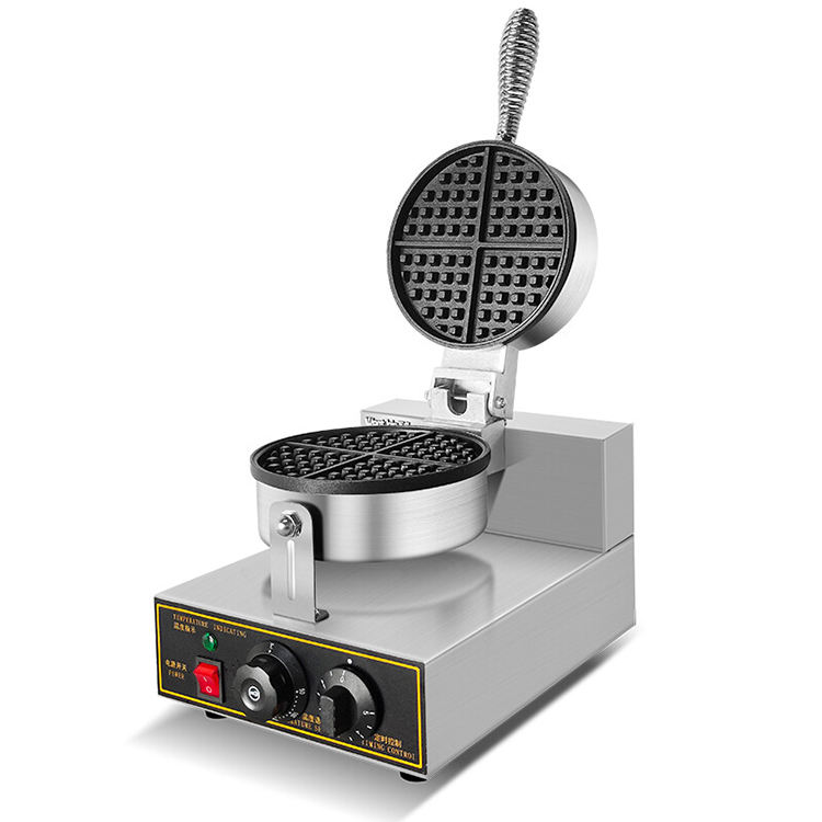 double sided single waffle maker