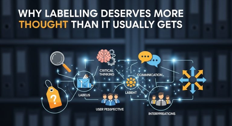 Why Labelling Deserves More Thought - Your Equipment Suppliers