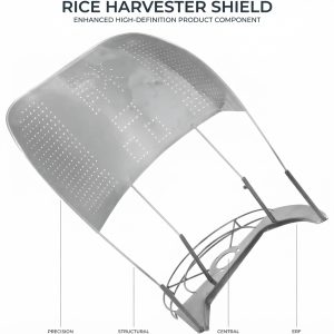 Rice Harvester Shield Stainless Steel Mower Accessory- Your Equipment Suppliers