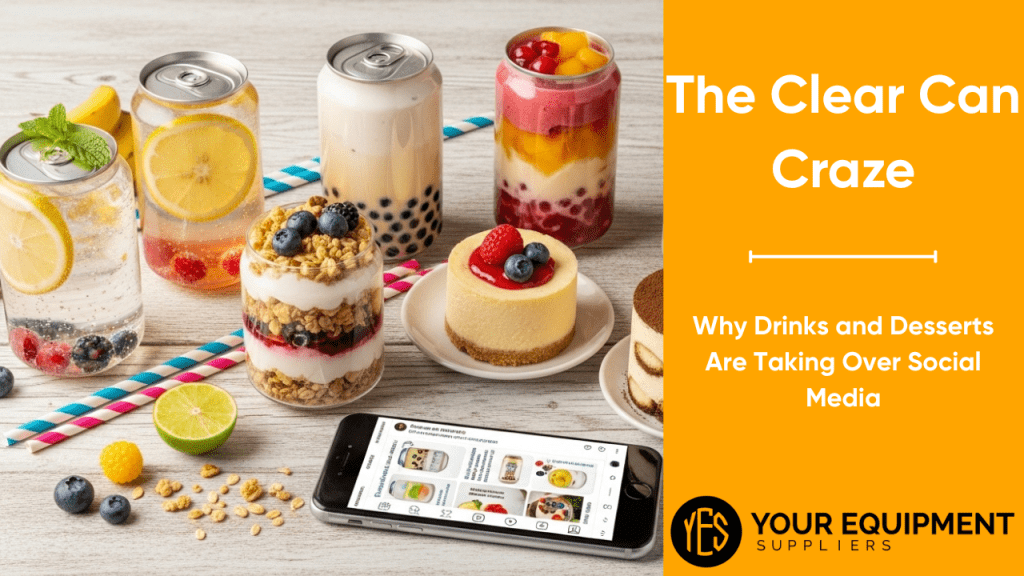 The Clear Can Craze: Why Drinks and Desserts Are Taking Over Social Media - Your Equipment Suppliers