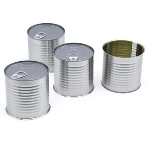 Round 3 Piece Empty Cans for Food Packaging