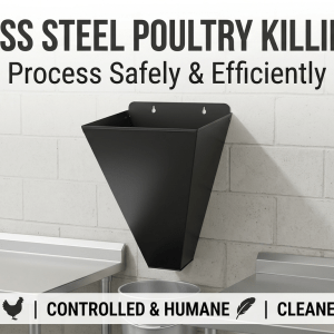 Stainless Steel Poultry Killing Cone for Chickens