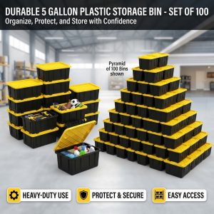 5 Gallon Plastic Storage Bin - Your Equipment Suppliers