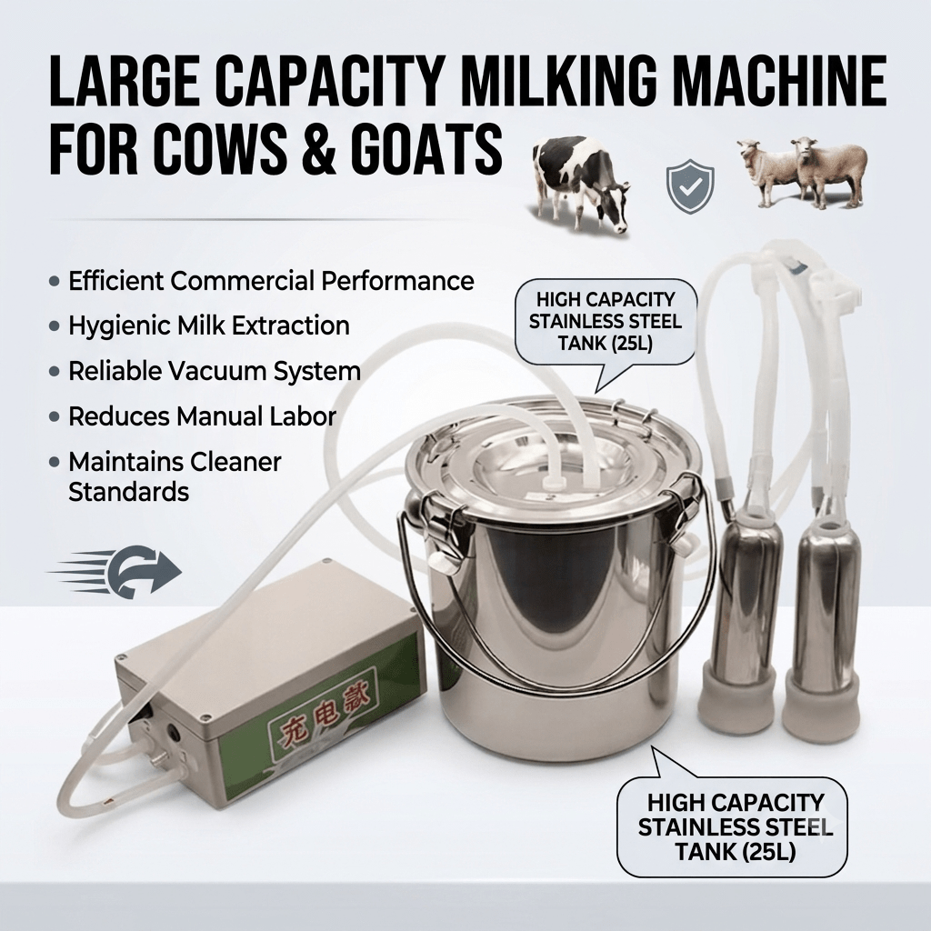 Cow and Goat Milking Machine