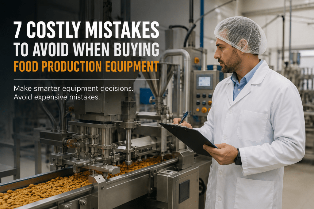 7 Costly Mistakes to Avoid When Buying Food Production Equipment