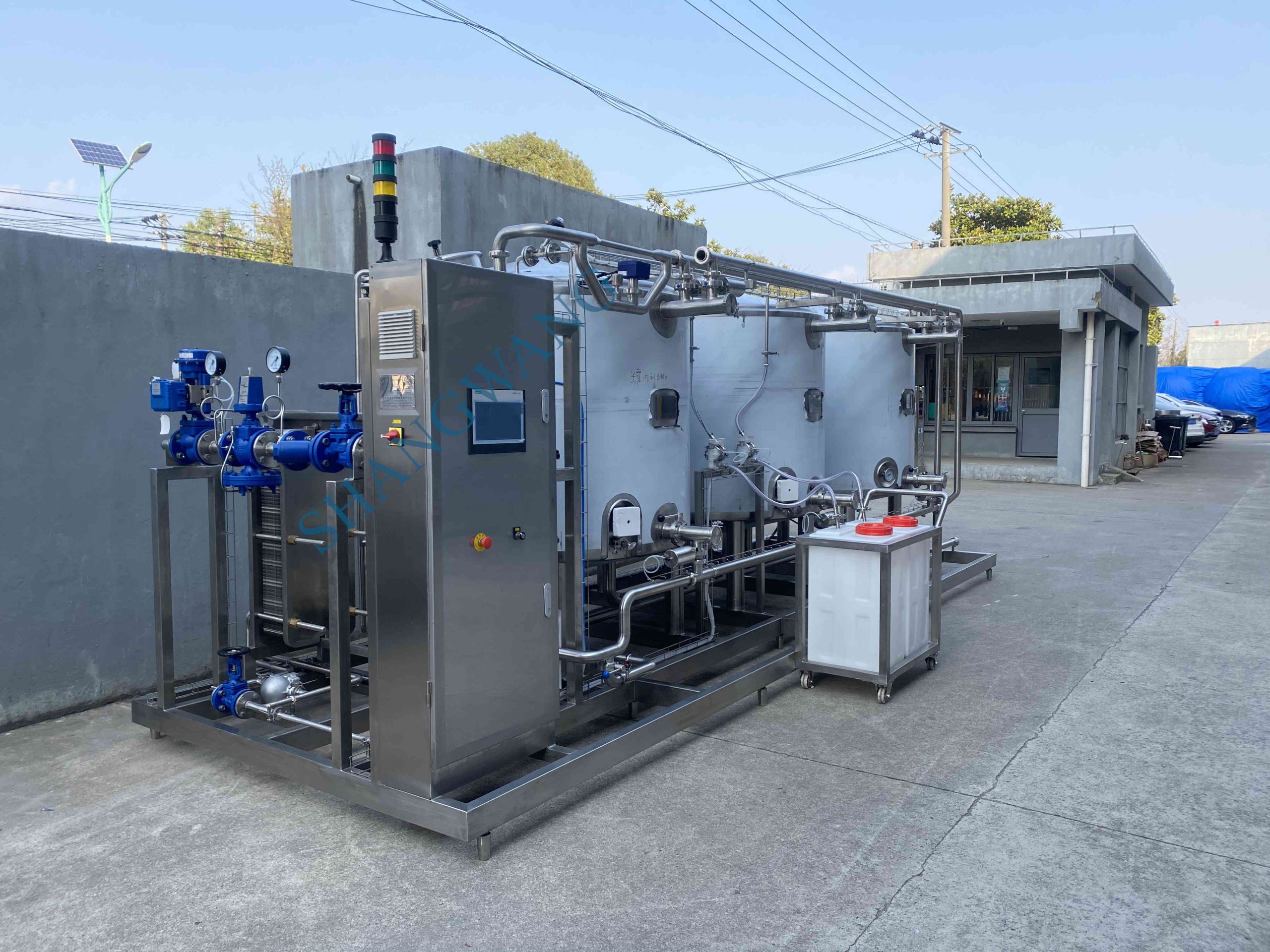 Automatic CIP Cleaning System for Industrial Hygiene