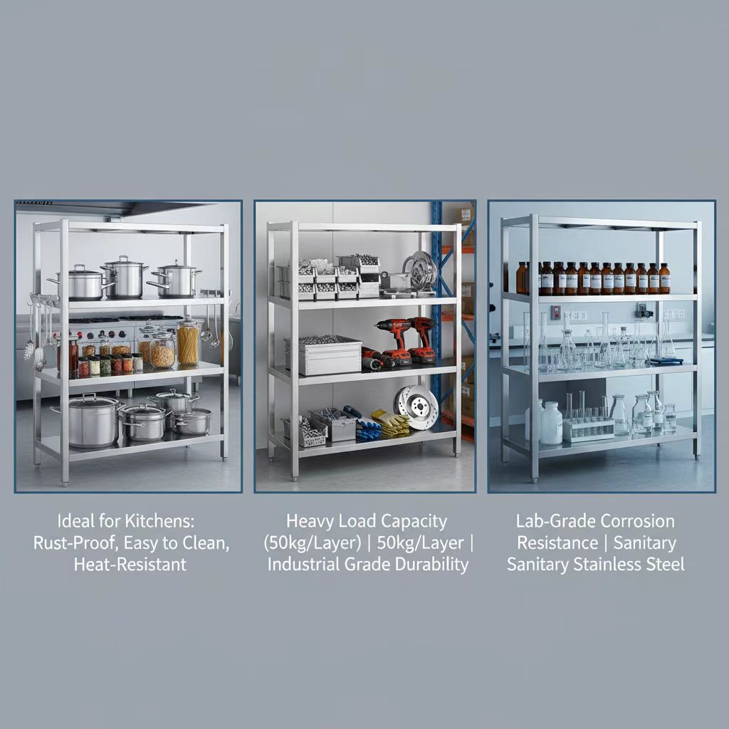 Commercial Kitchen Storage Rack with Wheels - Your Equipment Suppliers