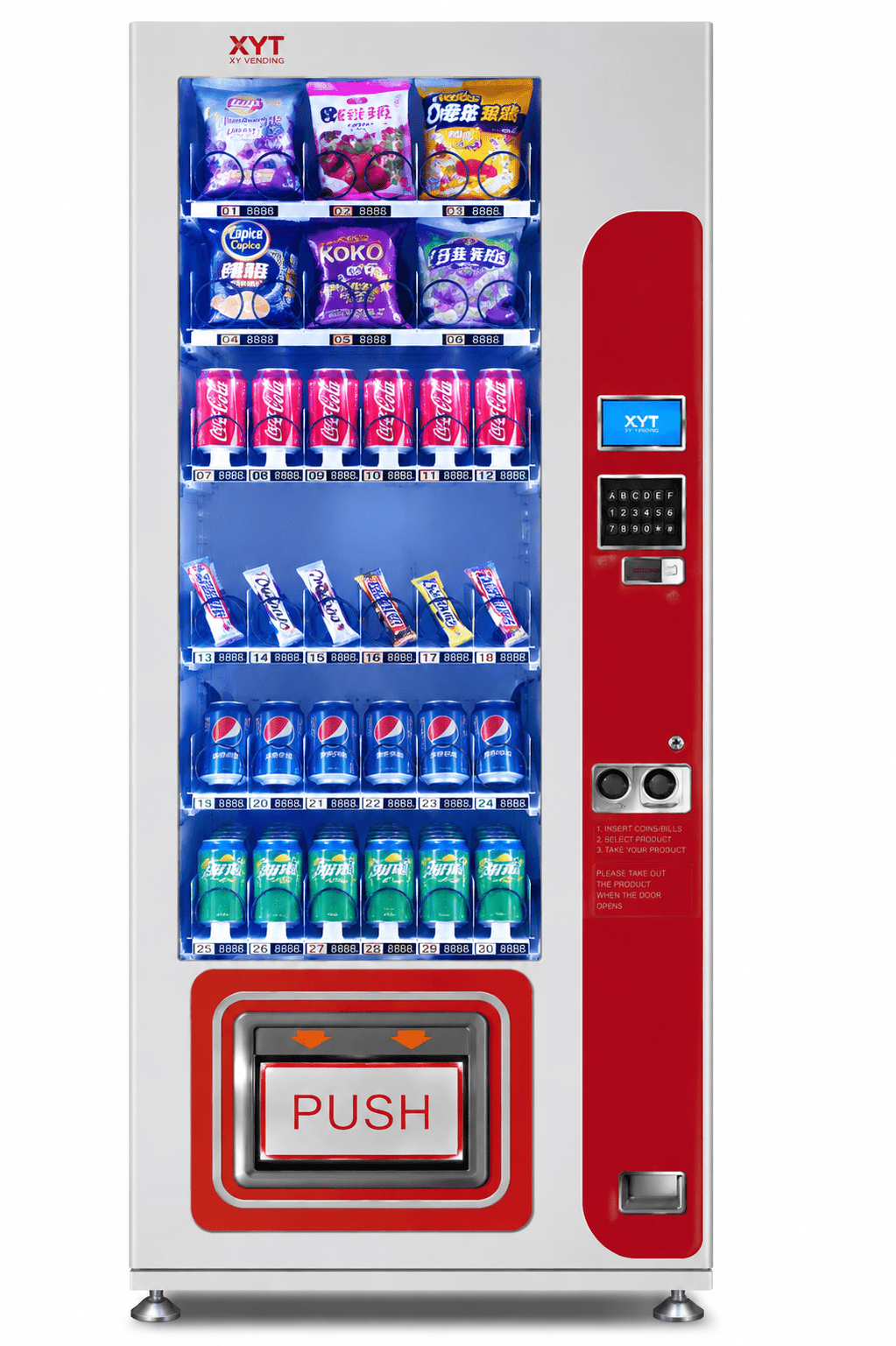 Snack-and-Drink-Vending-Machine