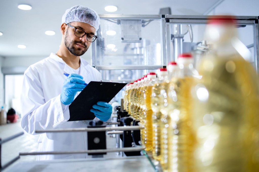 Deciding food production equipment.