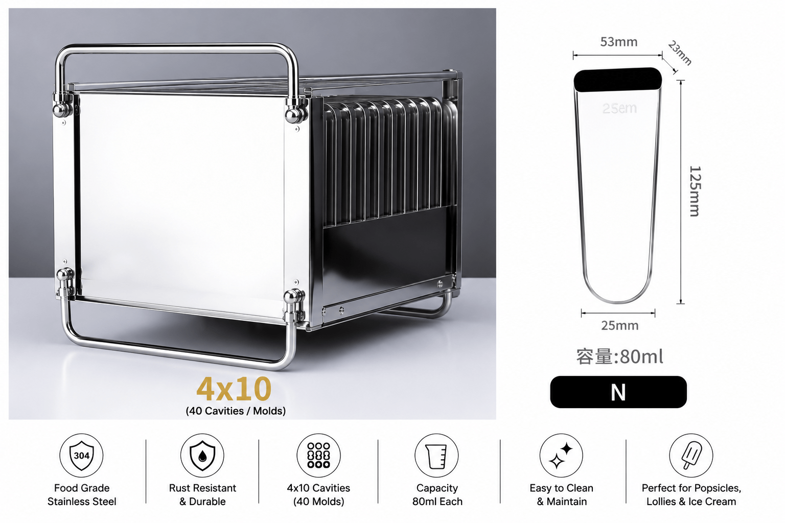 Popsicle Moulds | Model N